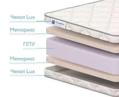 Матрас Дримлайн DreamRoll Max Memory, Белый