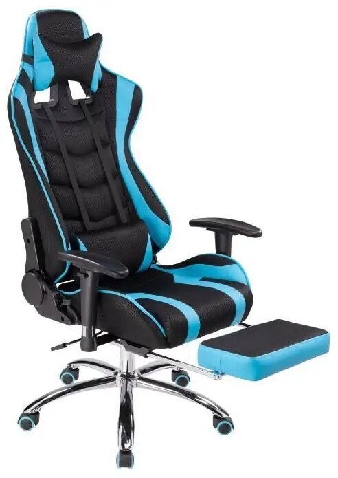 Компьютерное кресло Kano 1 light blue / black, Черный