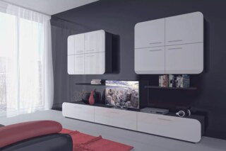 Стенка Модерн Аймеб 13 арт57, Белый