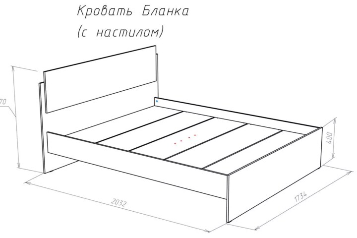 Кровать Бланка с Матрасом Divano Classic Зависимые пружины Bonnelle Кровать с Матрасом, Бежевый