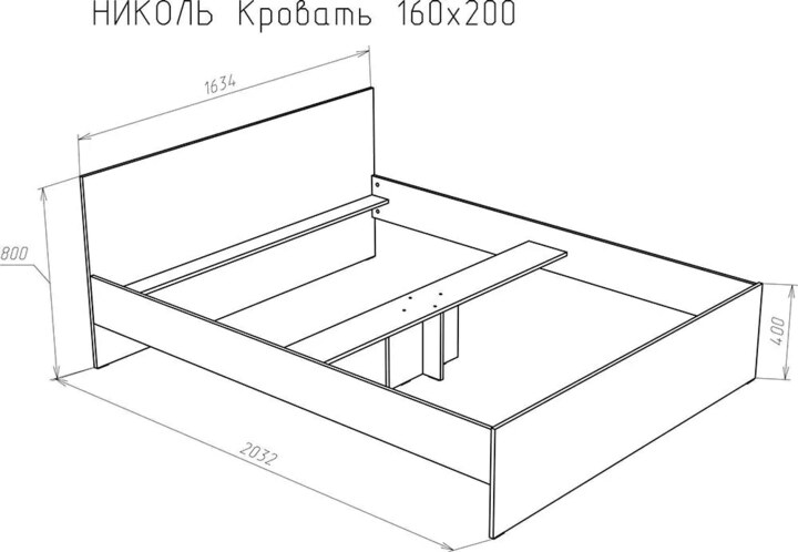 Кровать Модерн Николь темная с Матрасом Divano боннель Кровать с Матрасом, Коричневый