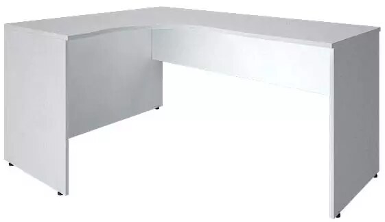 Стол криволинейный 2 Riva, Белый