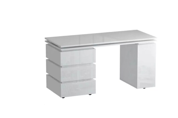 Письменный стол стекло Кварт MD 762, Белый