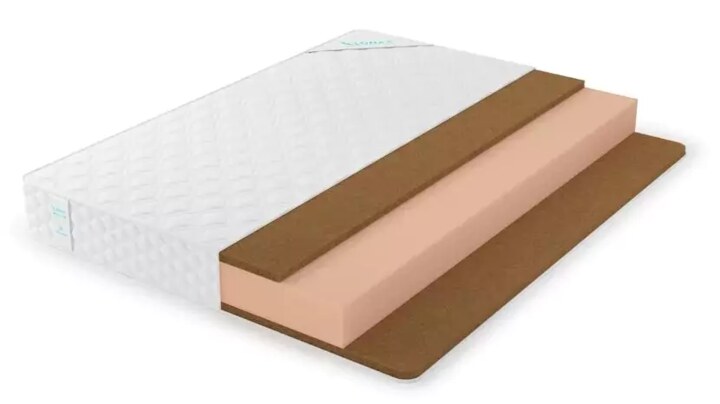 Матрас Lonax Foam Cocos 3 Plus, Белый