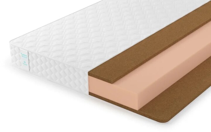 Матрас Lonax Foam Cocos 3 Plus, Белый