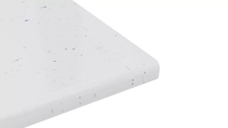 Крышка стола 40х600х1500 Белая Искра Глянец, Белый