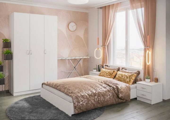 Кровать Ронда РГН, Белый