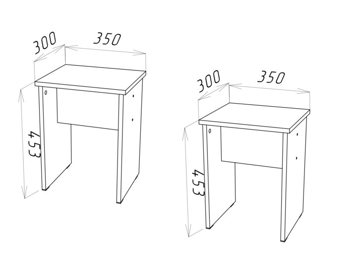 Табурет Stern Штерн комплект, Бежевый