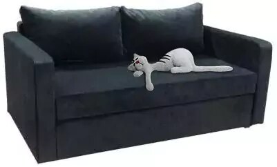 Прямой диван Томас, Черный