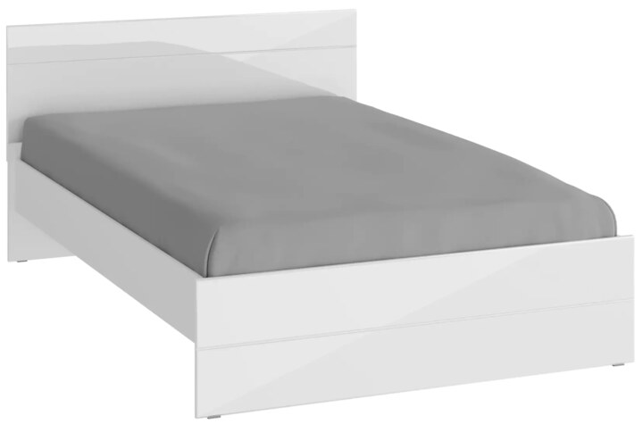 Кровать Gloss Глосс с Матрасом Divano Classic Зависимые пружины Bonnelle Кровать с Матрасом, Белый