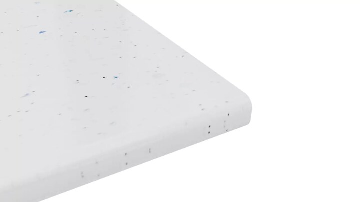 Крышка стола 40х600х1500 Белая Искра Глянец, Белый