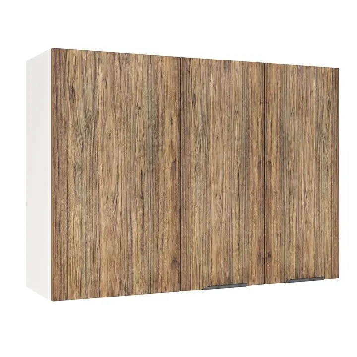 Шкаф верхний угловой ШВУП 1000 Норд орех канадский, Коричневый
