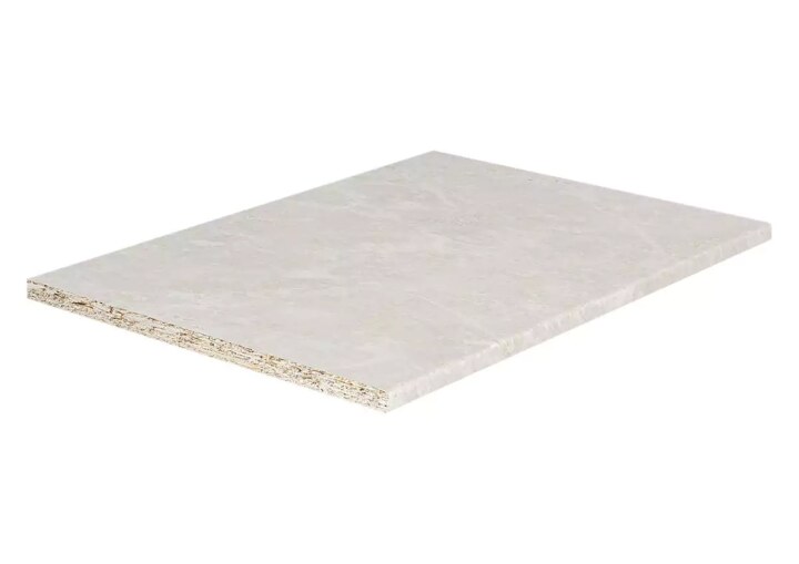 Столешница 26 мм Опал королевский 1.3 м, Белый
