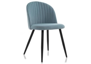 Стул Gabi 1 light blue / black, Голубой