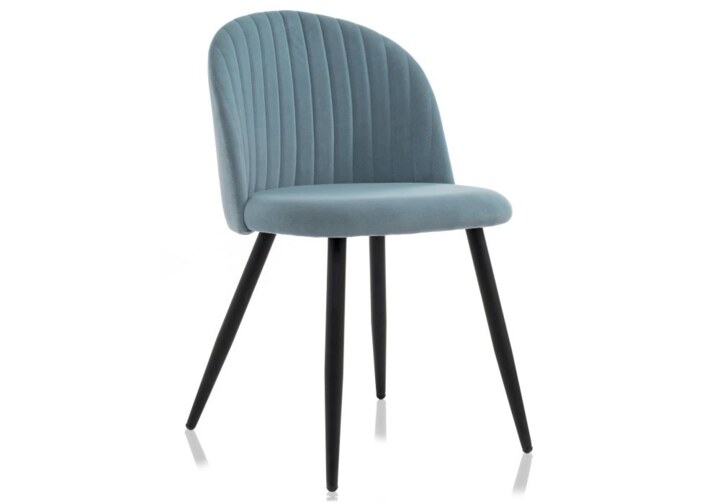 Стул Gabi 1 light blue / black, Голубой