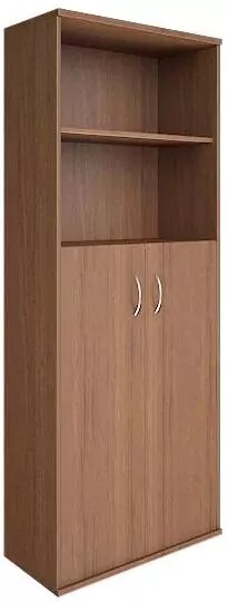 Шкаф высокий широкий 2 средние двери Riva, Белый