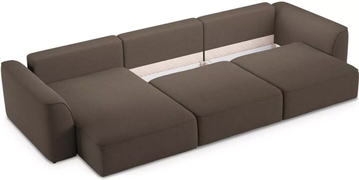 Угловой диван Сиэтл, Коричневый