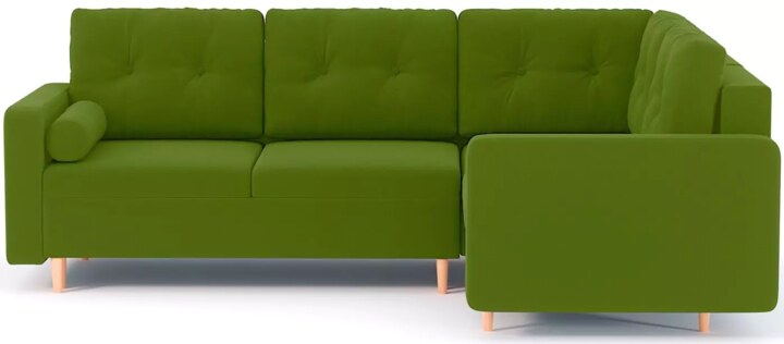 Модульный угловой диван Белфаст, Зеленый