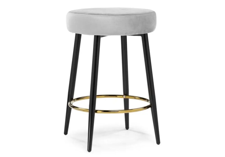 Барный стул Plato light gray, Серый