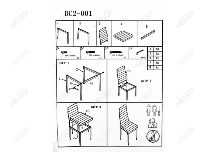 Стул DC2-001, Фиолетовый