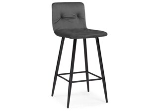 Барный стул Stich dark gray, Серый