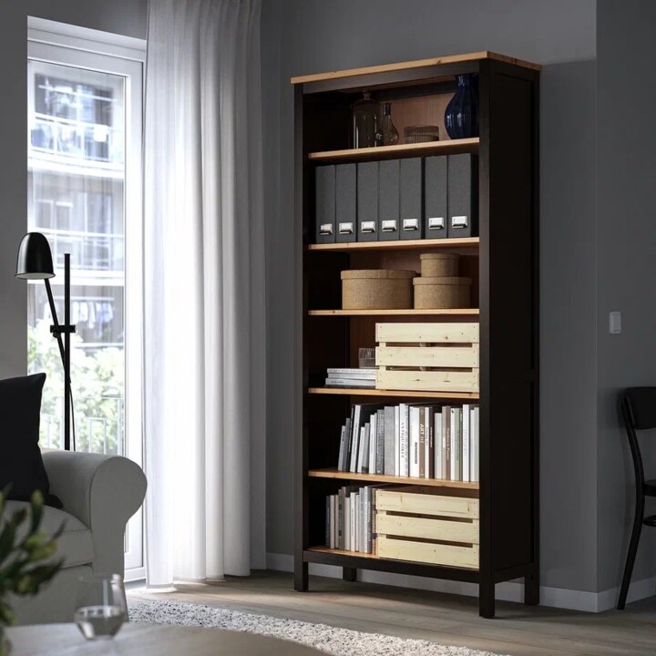 Стеллаж HEMNES, Коричневый