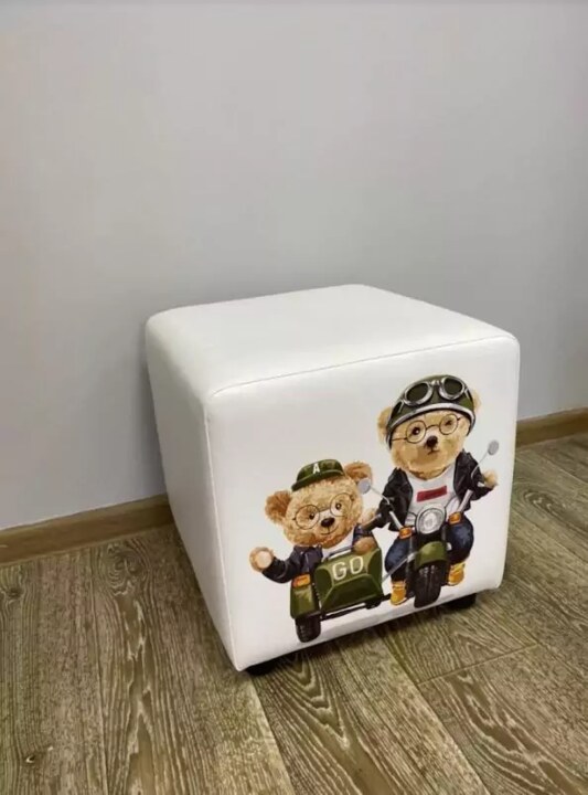 Пуф Куб, Белый