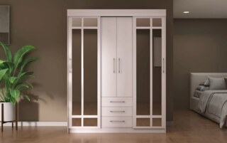 Шкаф-купе Фортуна кашемир, Бежевый