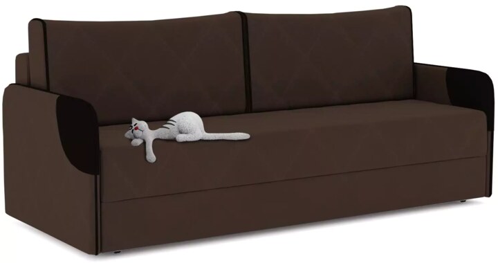 Прямой диван Марсель, Коричневый