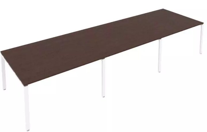 Переговорный стол 3 столешницы Metal System Style, Бежевый