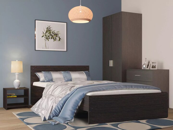 Кровать Модерн Николь loft, Коричневый