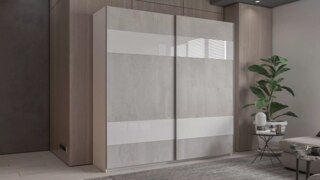 Шкаф-купе Прайм ONE Pulse дизайн 8, Серый