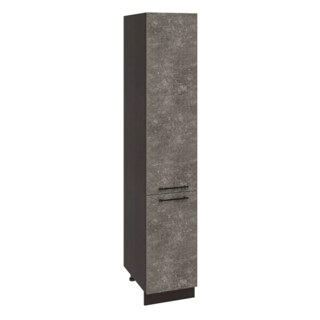 Шкаф-пенал П 400 Нувель бетон коричневый, Коричневый