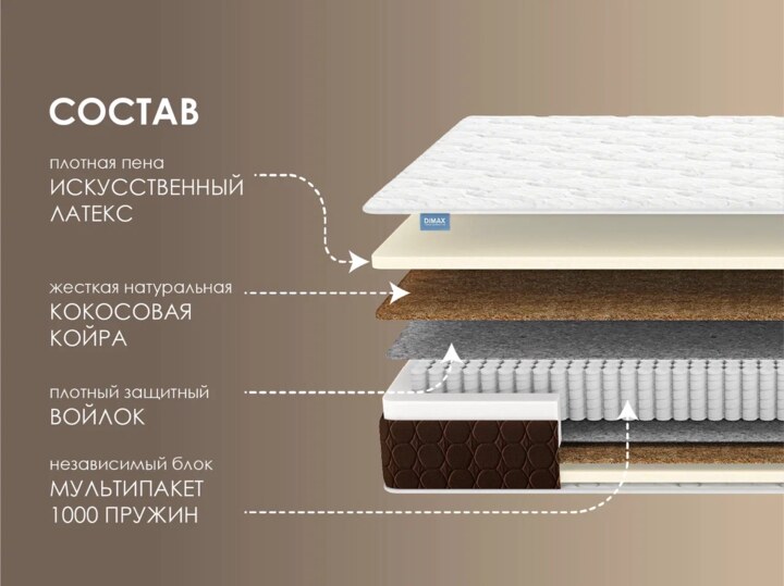 Матрас Димакс Мега, Белый