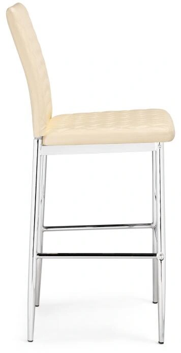 Барный стул Teon beige / chrome, Бежевый