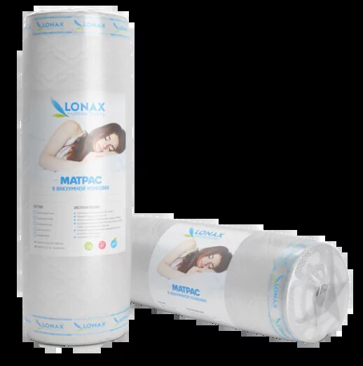Матрас Lonax Roll Memory Relax, Белый