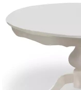 Стол обеденный Найджел массив, Белый
