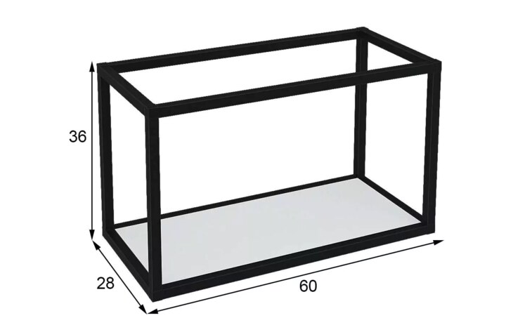 Каркасная полка Лофт ПМГ-Л 600, Белый