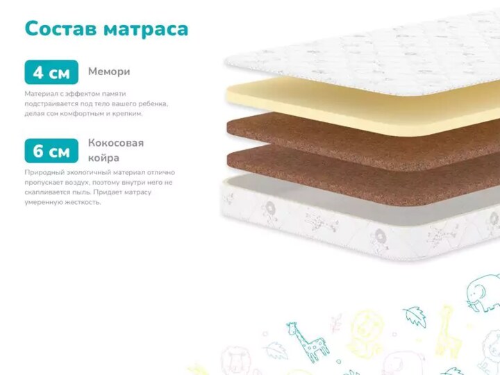Матрас Димакс Детский, Белый