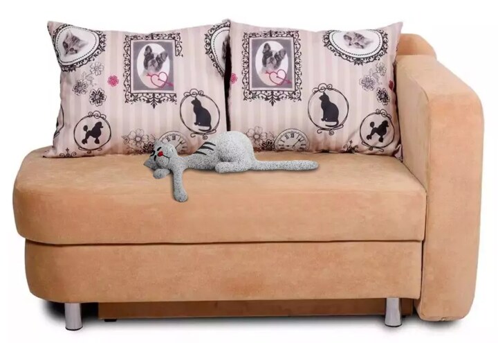 Прямой диван Лион Малютка, Бежевый