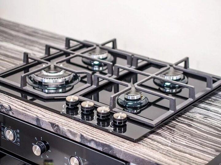 Газовая варочная поверхность GVG 640-1 BL, Черный