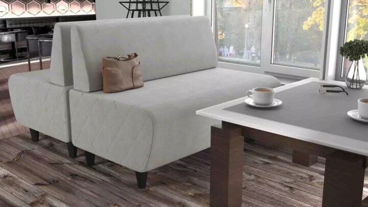 Прямой диван Орион Родео, Серый