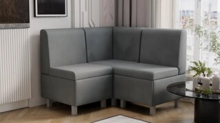 Модульный кухонный угловой диван Каир Исп.2, Серый