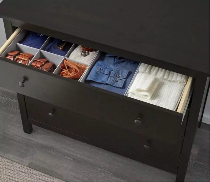 Комод с 3 ящиками HEMNES, Коричневый