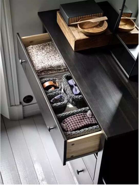 Комод с 3 ящиками HEMNES, Коричневый