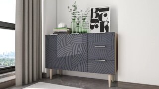 Комод Сканди Йорк 40, Серый