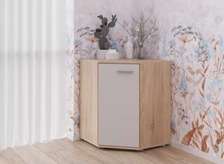 Комод угловой КД-5 Fun, Бежевый