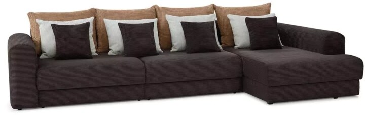 Угловой диван-кровать Мэдискона, Коричневый