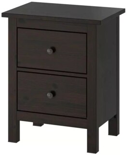 Комод с 2 ящиками HEMNES, Коричневый