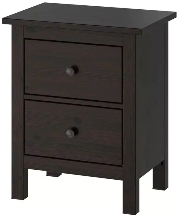 Комод с 2 ящиками HEMNES, Коричневый